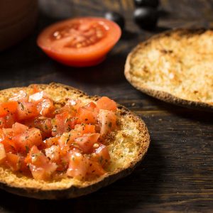 puccia pugliese-bruschetta